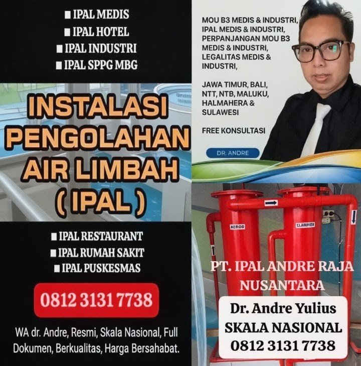 IPAL Andre Raja Nusantara Hadir Berikan Solusi Modern Sistem Pengolahan Air Limbah
