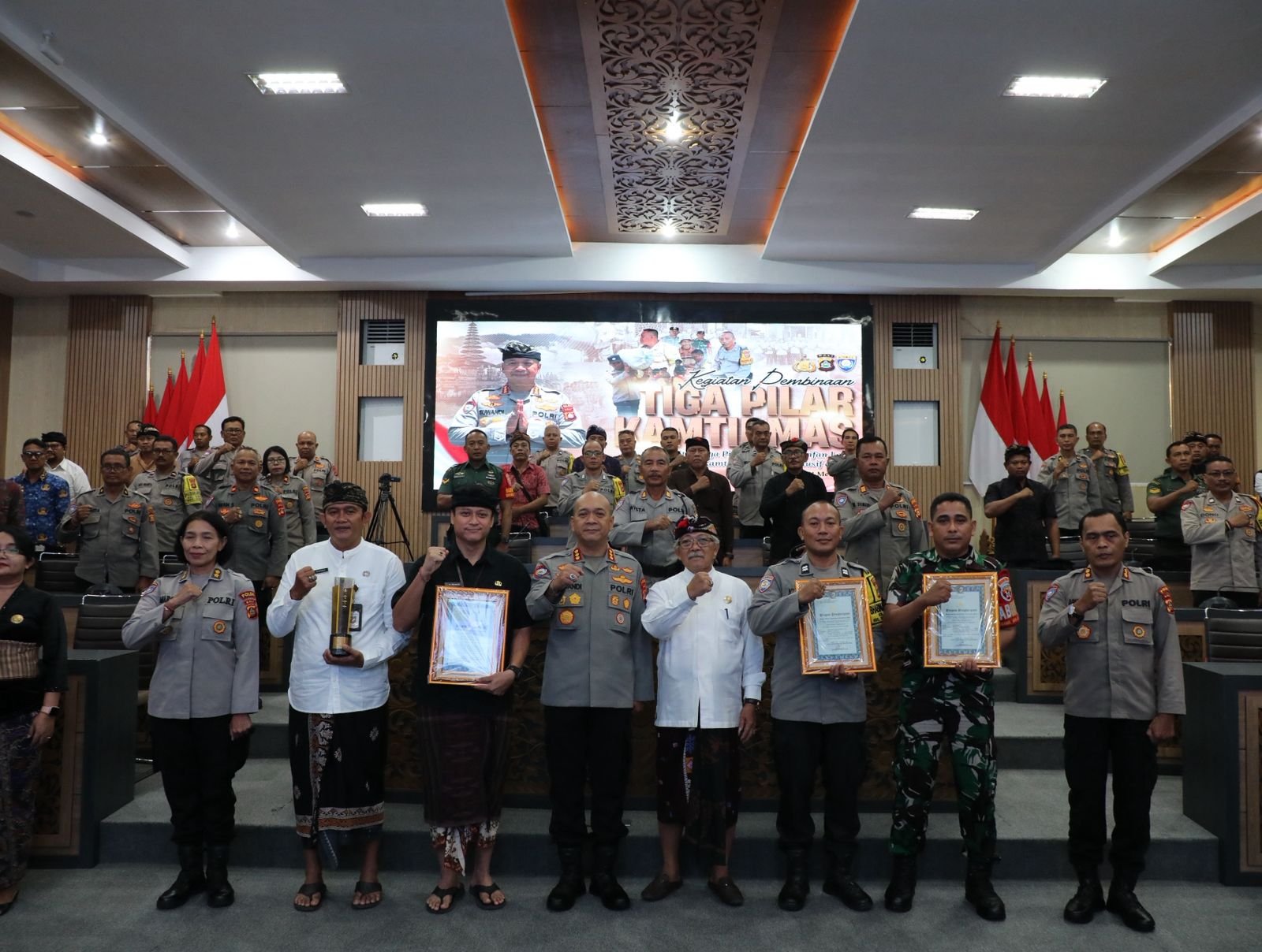 TRISULA KAMTIBMAS DIPERKUAT, DITBINMAS POLDA BALI TEGASKAN TIGA PILAR SEBAGAI BENTENG UTAMA KEAMANAN