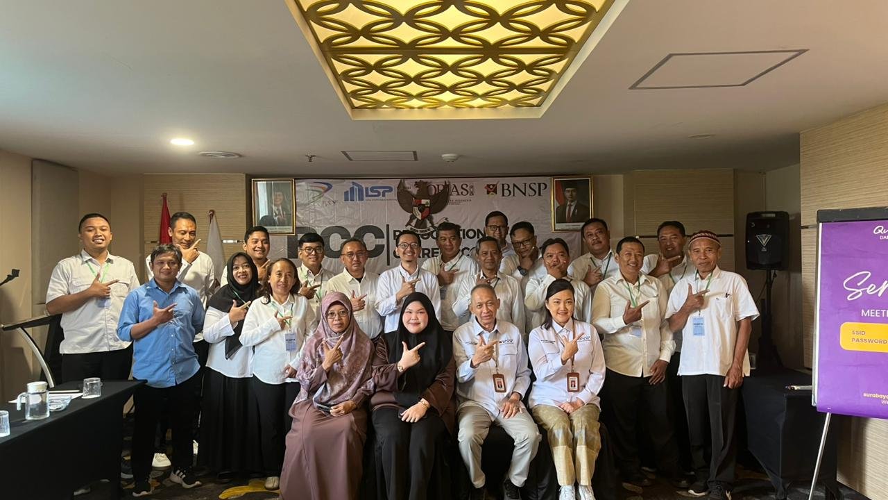 PT FORJASI LENTERA INDONESIA & LSP TATA SERTIFIKASI KONSTRUKSI MANDIRI GELAR RCC ASESSOR KOMPETENSI SEKTOR KONSTRUKSI