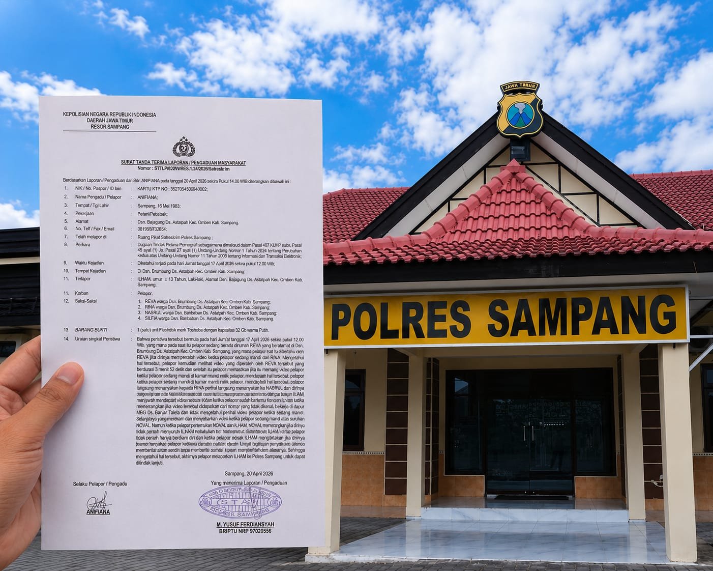 ALIANSI MADURA INDONESIA KECAM KERAS MAPOLRES SAMPANG: DIDUGA LAMBAN TANGANI KASUS PORNOGRAFI