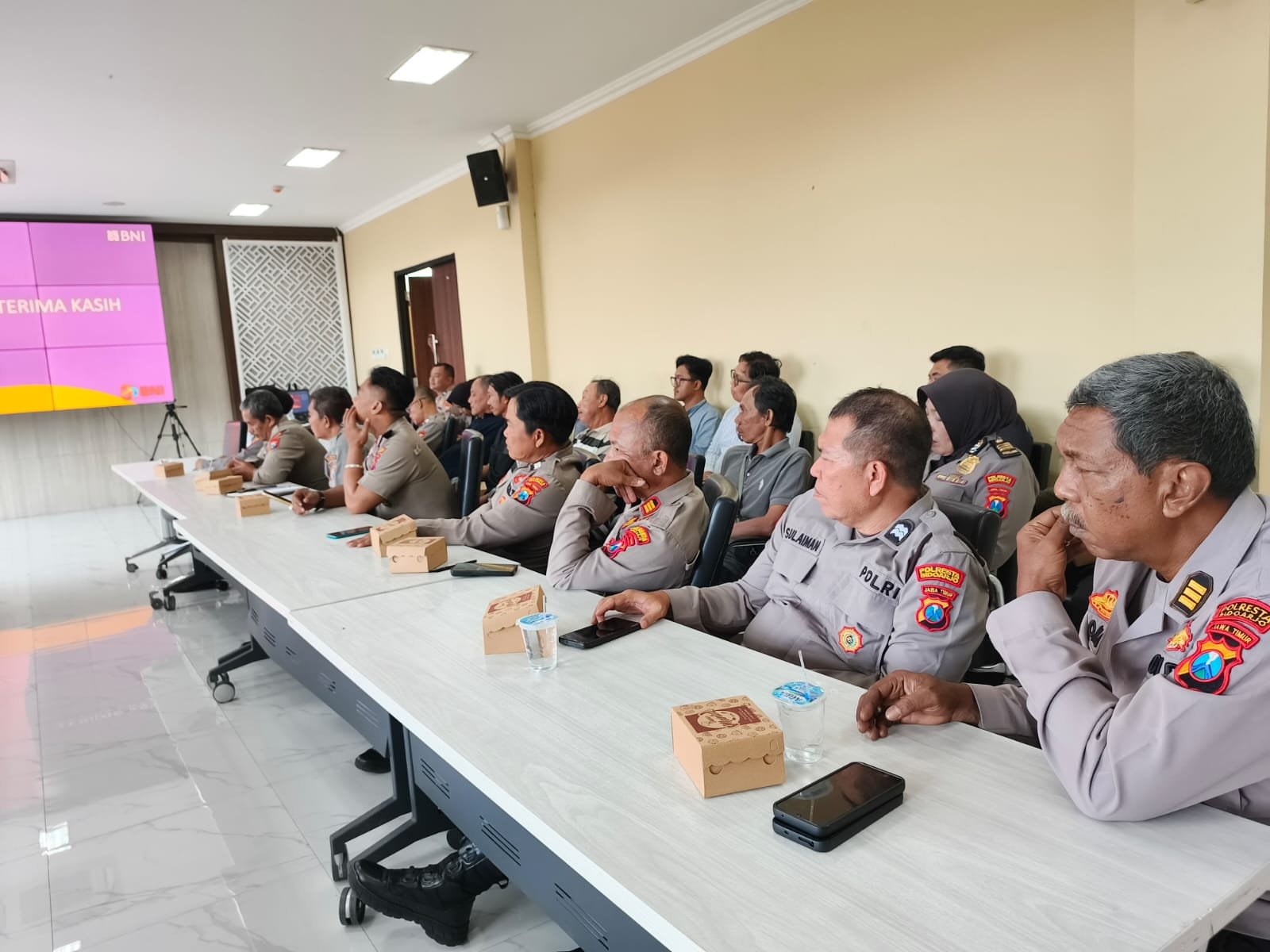 Polresta Sidoarjo Sosialisasikan KUR Himbara ke Kelompok Tani, Dorong Produktivitas dan Ketahanan Pangan