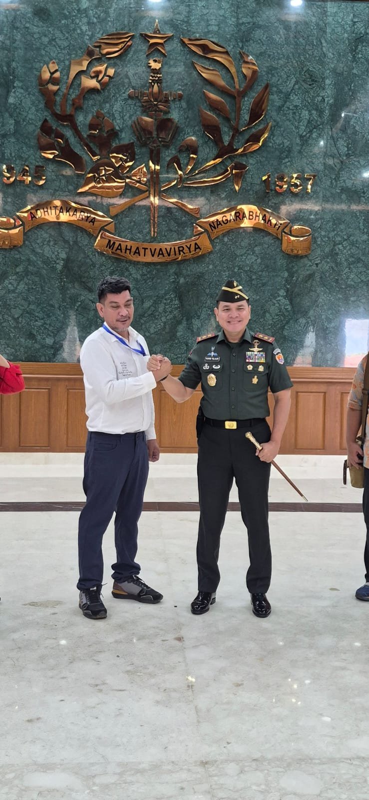 Silaturahmi di Bumi Akmil, Ketum SKP Andreas Sumual dan Sekjen Meiske Lainsamputty Temui Gubernur Akmil Mayjen TNI Rano Tilaar, Perkuat Sinergi Kebangsaan
