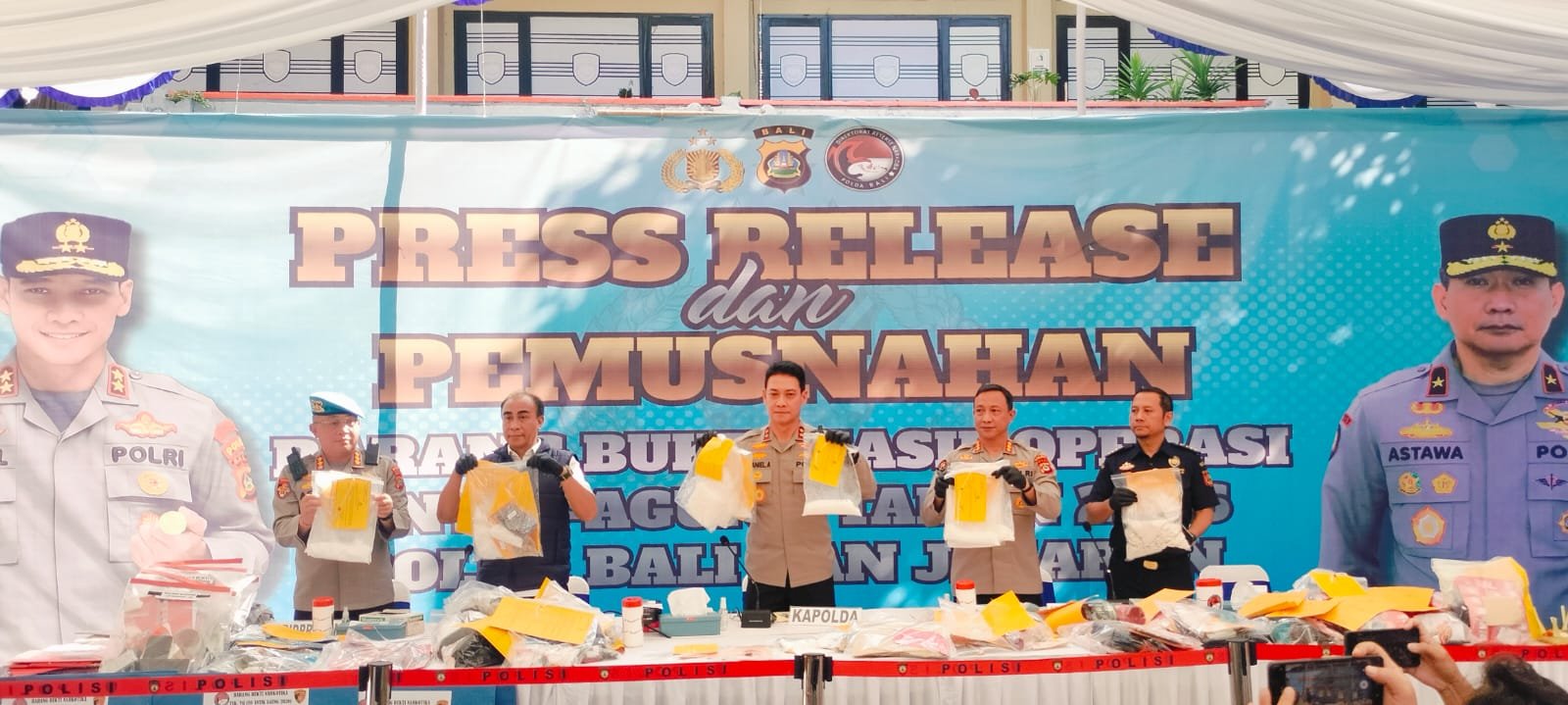 16 Hari Operasi Antik Agung-2026, Polda Bali Ungkap 111 Kasus dan Musnahkan Barang Bukti Bernilai Lebih dari Rp13 Miliar