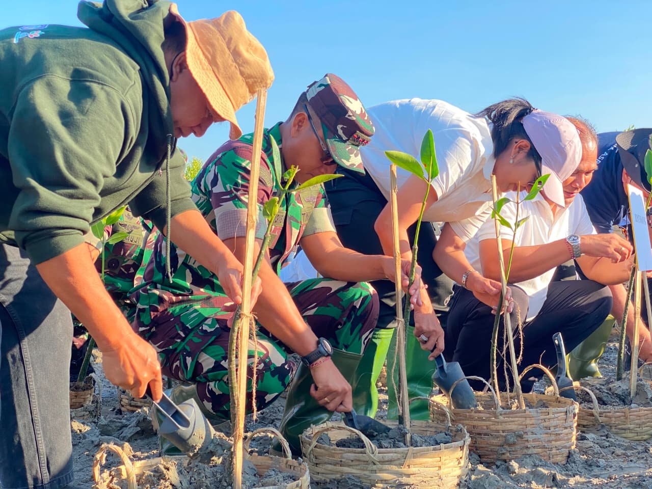 Bukan Sekadar Tanam! Dandim Badung Ingatkan Pentingnya Merawat Mangrove untuk Masa Depan