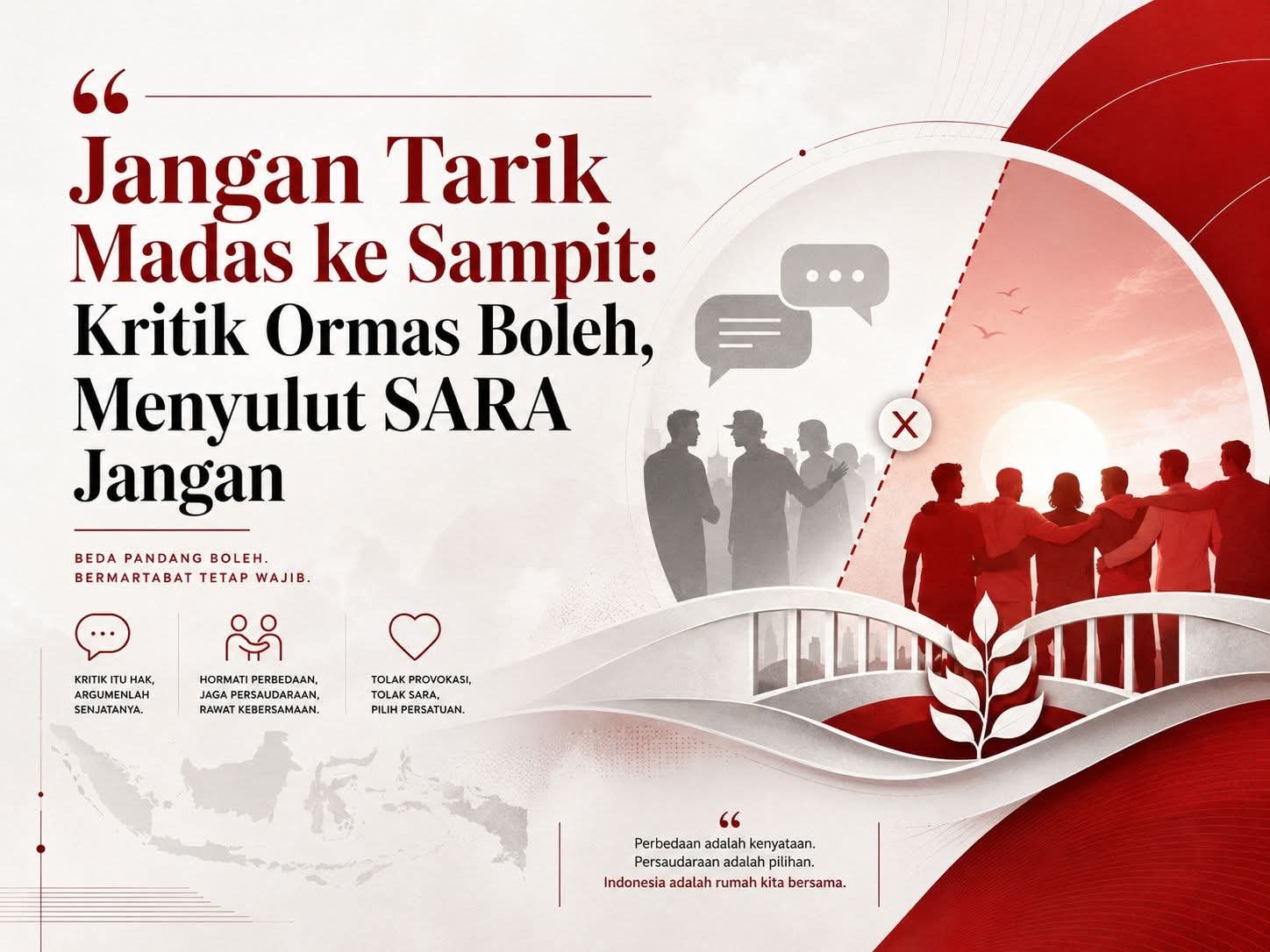 𝗝𝗮𝗻𝗴𝗮𝗻 𝗧𝗮𝗿𝗶𝗸 𝗠𝗮𝗱𝗮𝘀 𝗸𝗲 𝗦𝗮𝗺𝗽𝗶𝘁: 𝗞𝗿𝗶𝘁𝗶𝗸 𝗢𝗿𝗺𝗮𝘀 𝗕𝗼𝗹𝗲𝗵, 𝗠𝗲𝗻𝘆𝘂𝗹𝘂𝘁 𝗦𝗔𝗥𝗔 𝗝𝗮𝗻𝗴𝗮𝗻