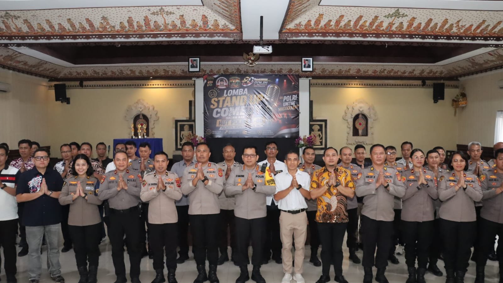 Sambut Hari Bhayangkara ke-80, Polresta Denpasar Gelar Lomba Stand Up Comedy