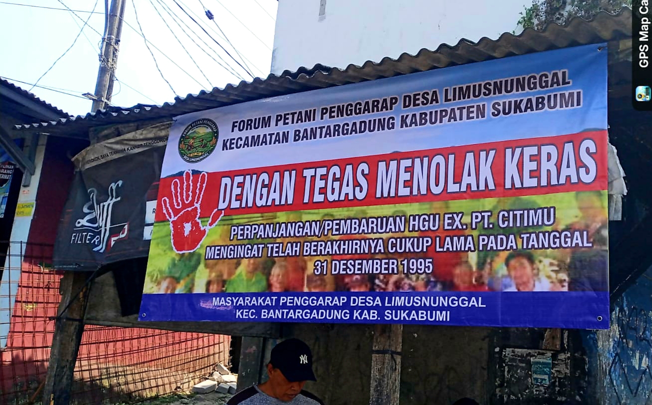 Masyarakat Penggarap Eks PT Citimu Pasang Baleho Tolak Pembaruan HGU, Minta Pemerintah Ambil Langkah Tepat