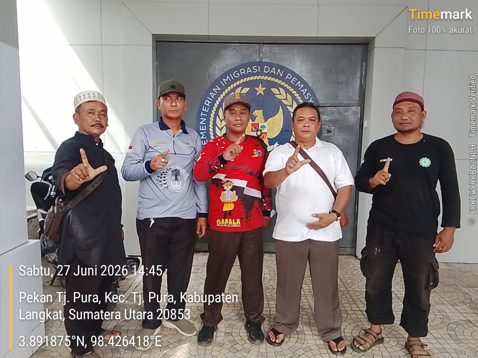 LSM GMAS Bersama Pihak Rutan Tanjung Pura Kelas 2 B Buka Jalan Pertemuan Terakhir Anak dan Orang Tua