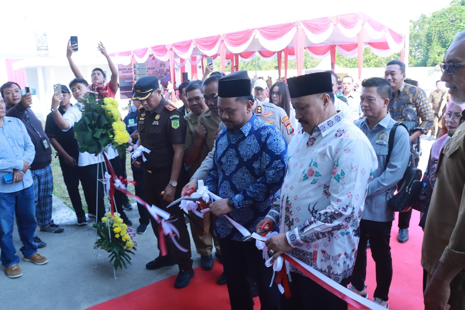 Kapolres Gresik Dampingi Bupati Resmikan Sentra IKM Logam Menganti, Dorong Industri Lokal Masuk Rantai Pasok Nasional