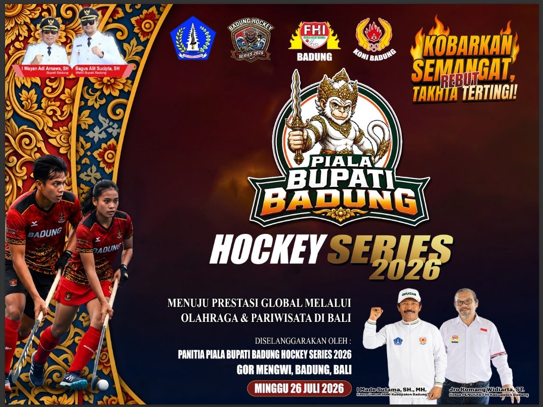 Perebutkan Piala Bupati Badung, Badung Hockey Series 2026 Sukses Digelar Lahirkan Bibit Atlet Berprestasi