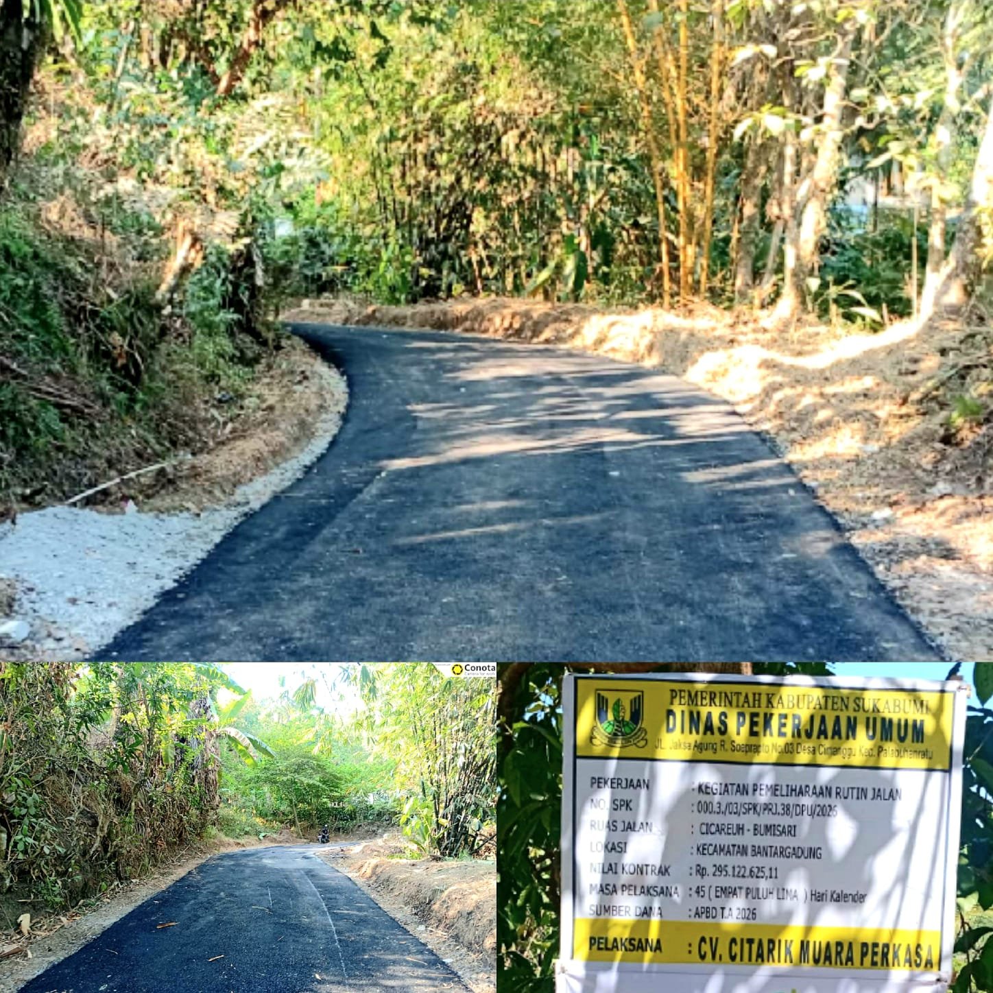 WARGA TEGASKAN PERBAIKAN JALAN CICAREH–BUMI SARI DILAKSANAKAN SESUAI STANDAR, BANTAH TUDUHAN PEKERJAAN ASAL-JADI