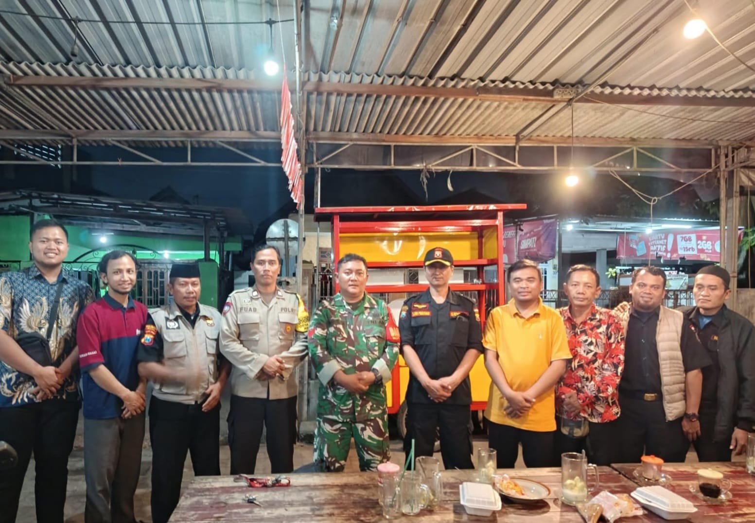 Perkuat Sinergi Kamtibmas, PAC LDII Medaeng Gelar Ngopi Bareng Bersama Aparat Keamanan dan Senkom