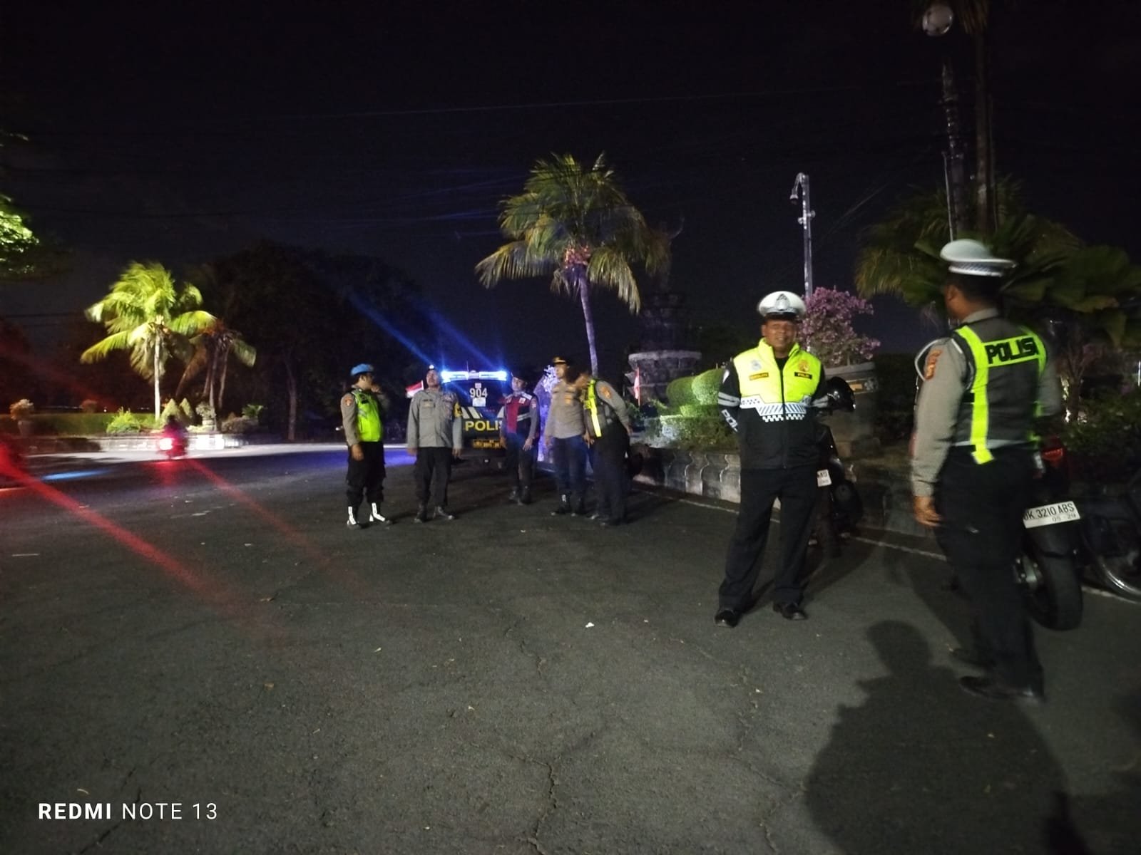 Polsek Dentim Perkuat Kamtibmas, Patroli Skala Besar Sasar Sejumlah Titik Rawan