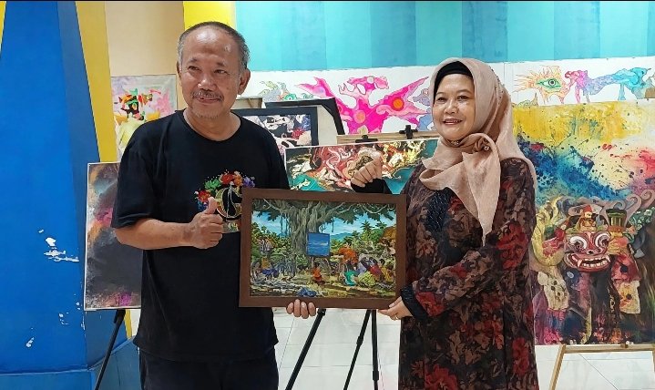 Prof. Indira Santi Kertabudi Hadiri Art Fair Cima’Art, Dorong Seni sebagai Media Wawasan Kebangsaan