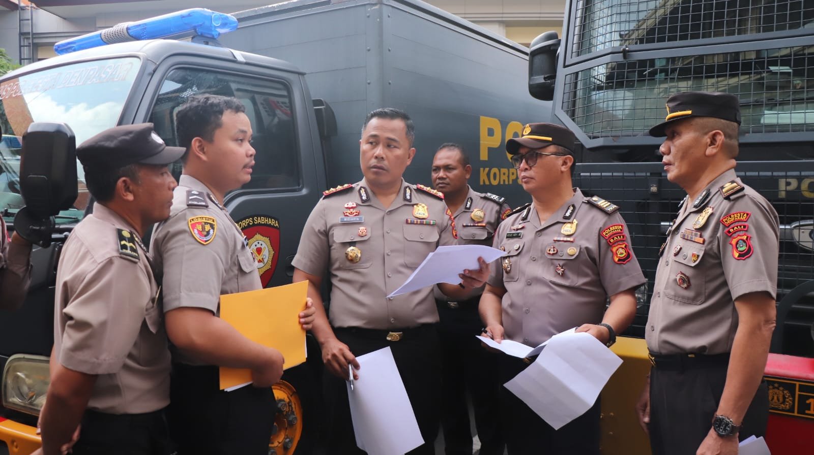 Pastikan Kendaraan Dinas Selalu Siap Operasional, Polresta Denpasar Lakukan Pemeriksaan Rutin Randis